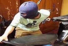 Maling Motor Diikat, Ditelanjangi dan Digebukin Hingga Bonyok