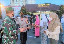 Jadi Garda Terdepan, Polres dan Kodim Beri Penghargaan Kepada Puluhan Tenaga Kesehatan