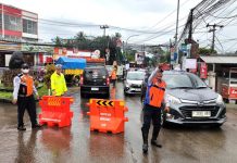 Kendaraan dari Arah Bedahan ke Depok Dialihkan, Kemacetan di Simpang Tugu Sawangan Terurai