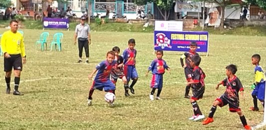 Festifal Sewindu BTFA jadi Ajang Gali Potensi Anak Dibidang Sepakbola
