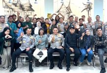 Pererat Sinergi, Polres Metro Depok dan IJTI Ngopi Kamtibmas