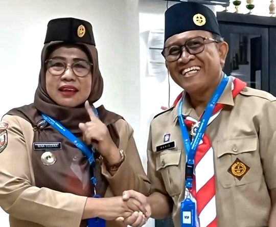 Resmi Gantikan Nina, Kak Wahid Siap Jalankan Program Pramuka Depok