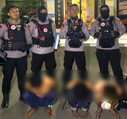 Bawa Senjata Tajam dan Kunci Leter T, Tiga Remaja Diringkus Polisi