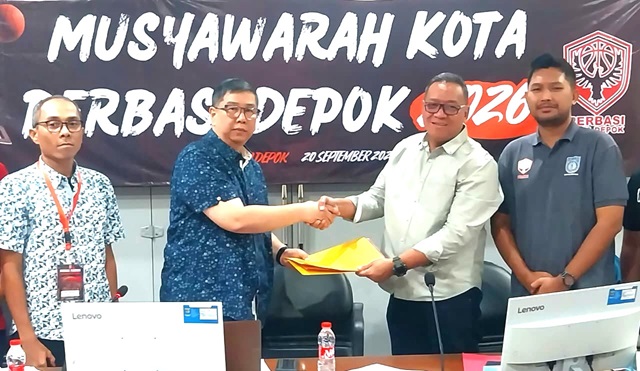 Sah! Tak Ada Lawan, Drajat Ketua Perbasi Kota Depok